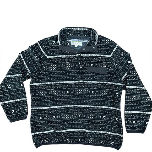 Jachs Women's Cabin Collection Cozy Mock Neck Fleece Pullover Size Large - Picture 1 of 10